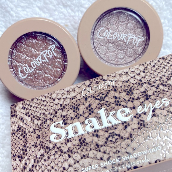 COLOURPOP SNAKE EYES SUPER SHOCK EYE SHADOW DUO CP RITZ KOOSH UNTOUCHED BNIB NEW - Picture 2 of 7